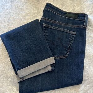 AG Adriano Goldschmied The Stevie Roll-Up Slim Straight Roll-Up Jeans 29R